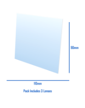 Promax Outside Lens 110x90mm 3Pk