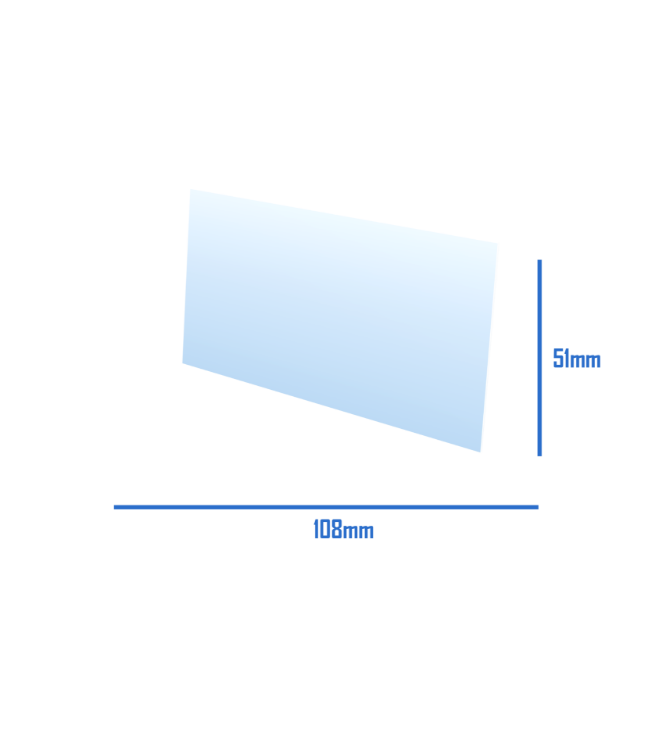 Promax Inside Polycarbonate Lens 108x51mm 